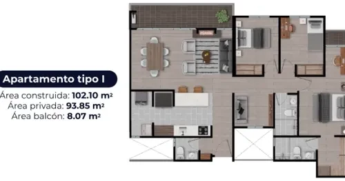 Apartamento tipo I