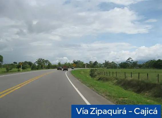 Vía Zipaquirá - Cajicá