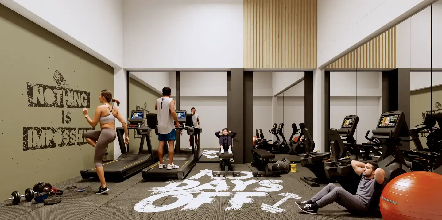 Imagen del gimnasio interior de OIKOS Savanna