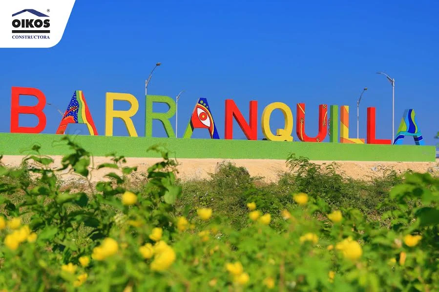 Letrero de Barranquilla