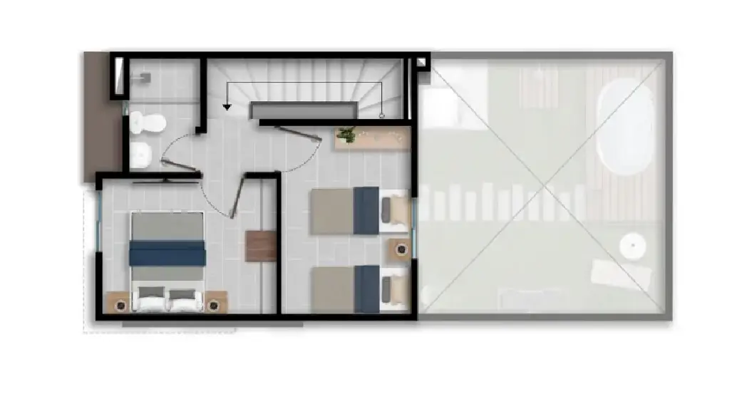 Casa Tipología B Segundo Piso