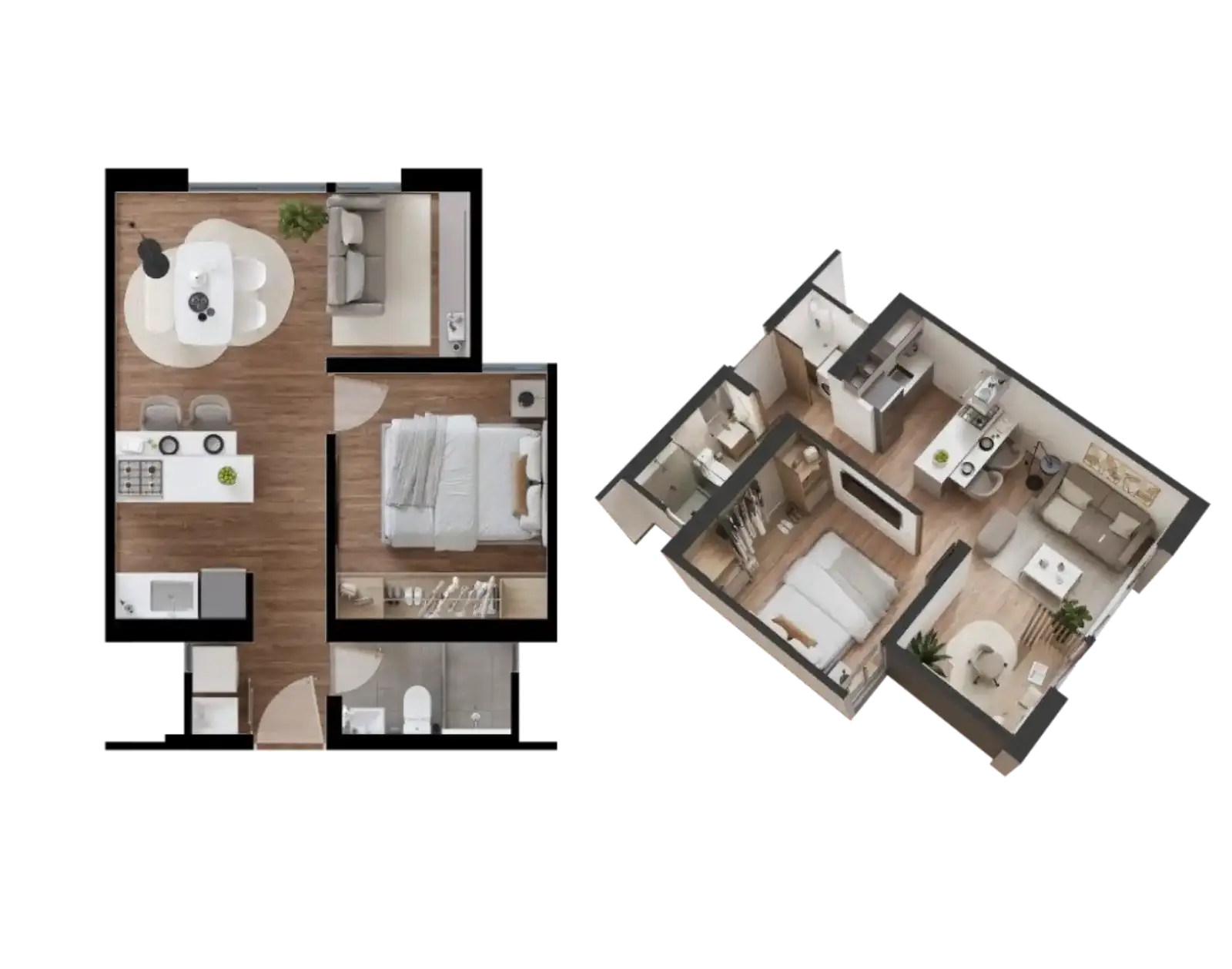 Apartamento Tipo A: funcional y bien distribuido 