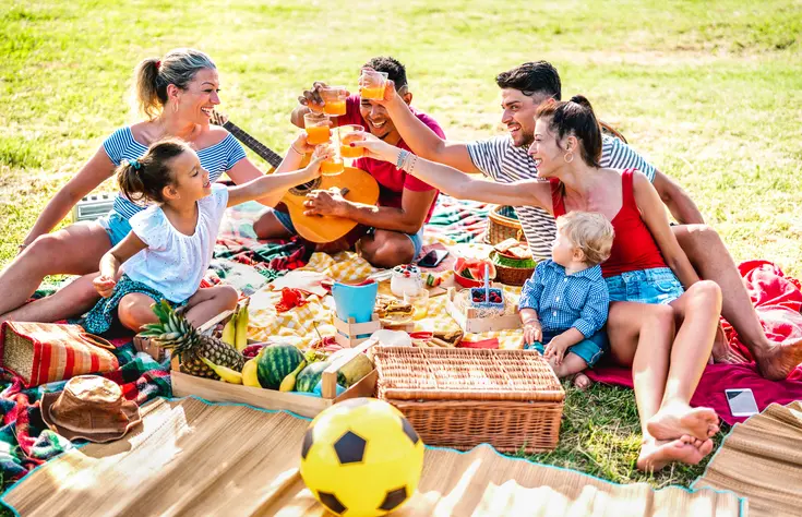Zonas de picnic, parques y espacios al aire libre dentro de la ciudad