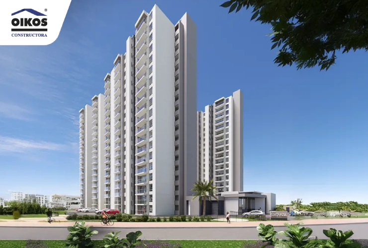 Avance de construcción del proyecto OIKOS Costa Azul en Barranquilla