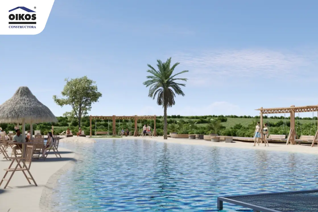 Pareja disfrutando de la playa