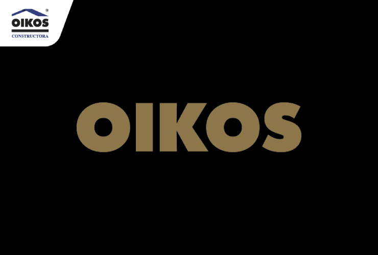 Logotipo de OIKOS + ROCHA para alianza inmobiliaria en Florida
