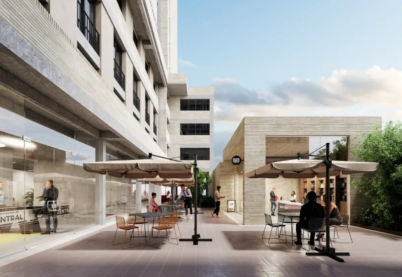 Proyecto OIKOS Infinitum Zentral en el centro de Bogotá