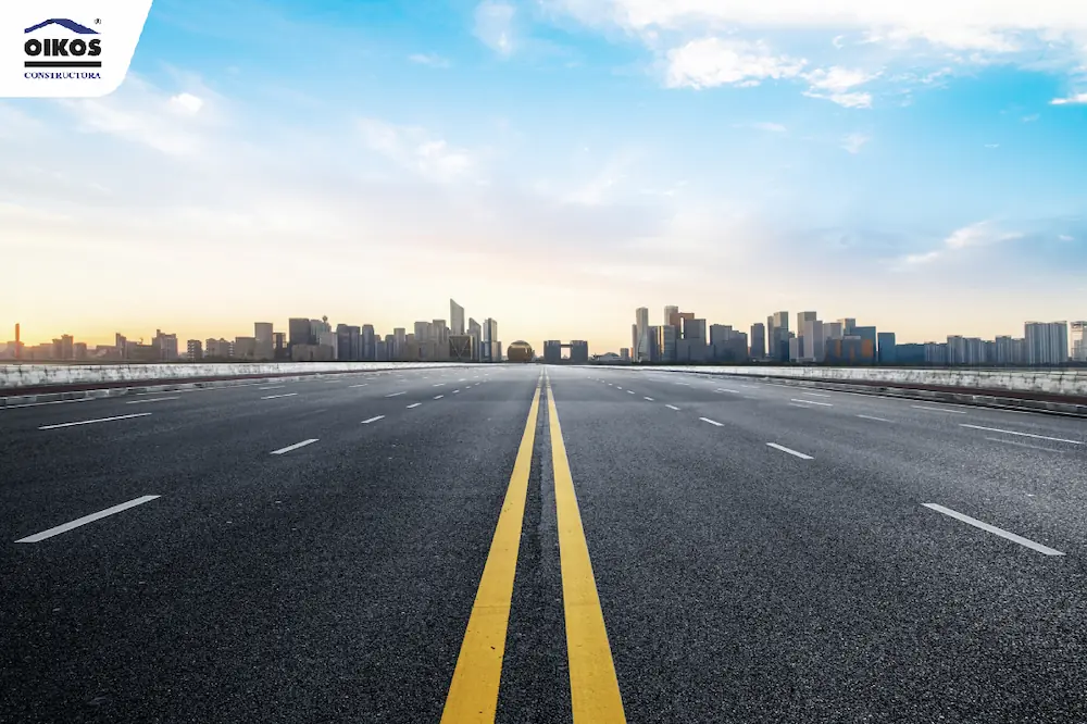 Infraestructura vial y transporte que facilitan el desplazamiento