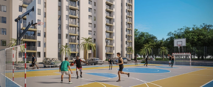 Espacios deportivos y recreativos de OIKOS Cádiz Club de Playa
