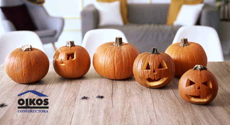 Calabazas para decorar su vivienda en halloween