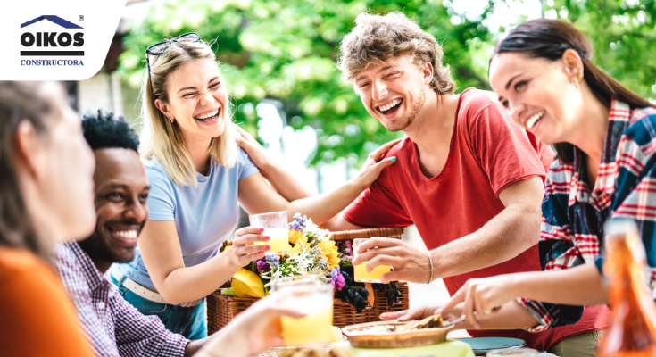 Zonas sociales para compartir con tu familia